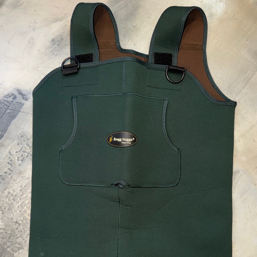 Frogg Toggs Amphib Neoprene Stockingfoot Waders - Green - Size Large